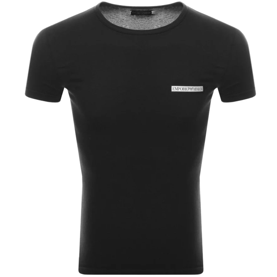 Alternative Image for ProductEmporio Armani Lounge Crew Neck T Shirt Black1